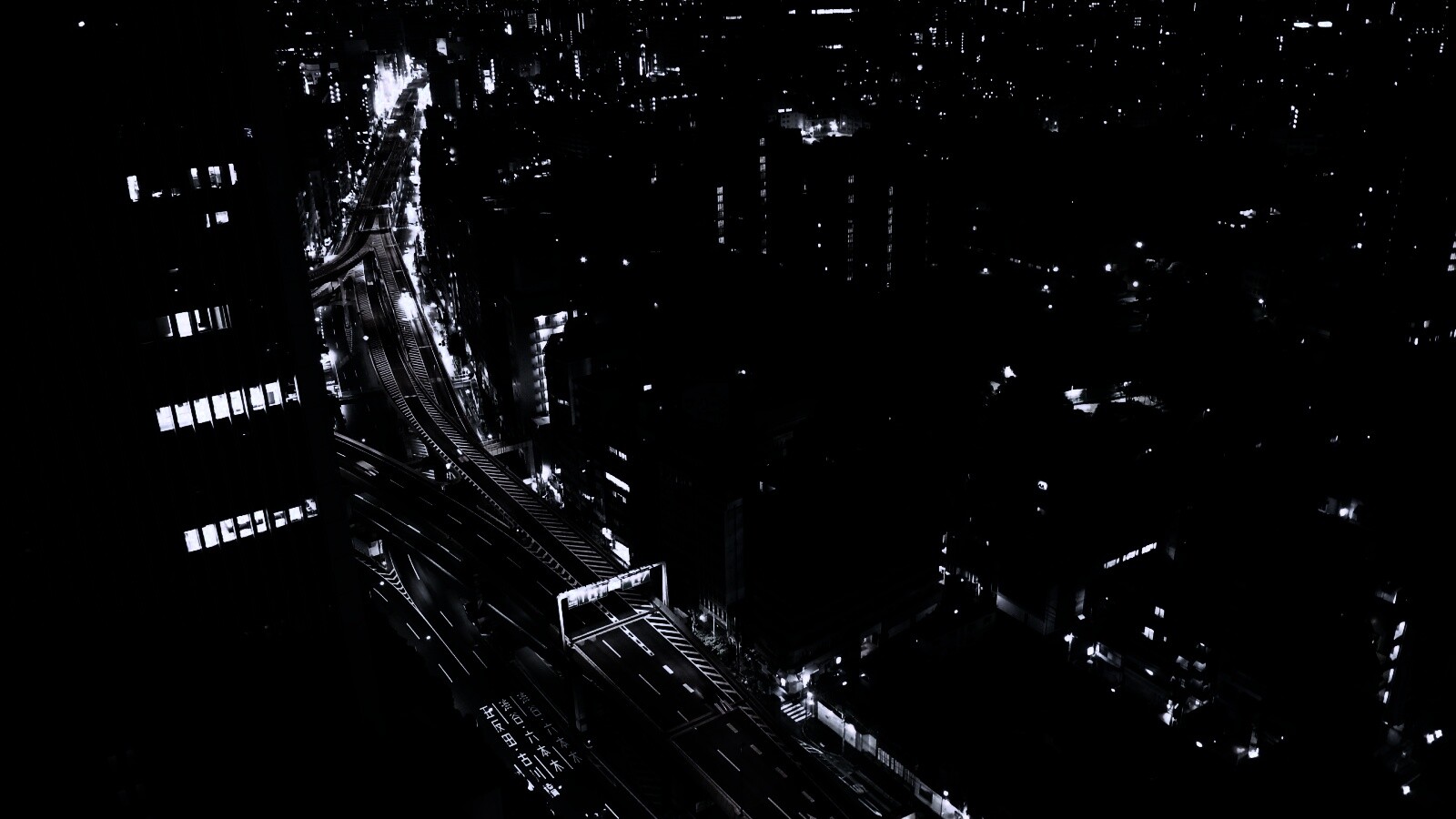 Вид на автостраду обои