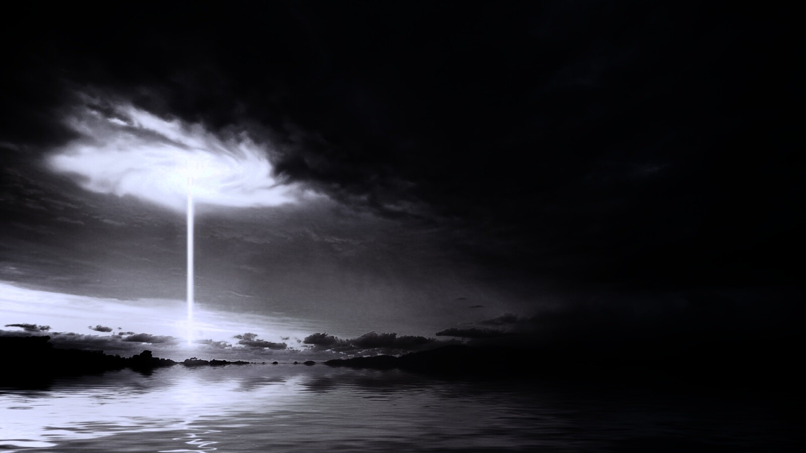 Луч с неба обои