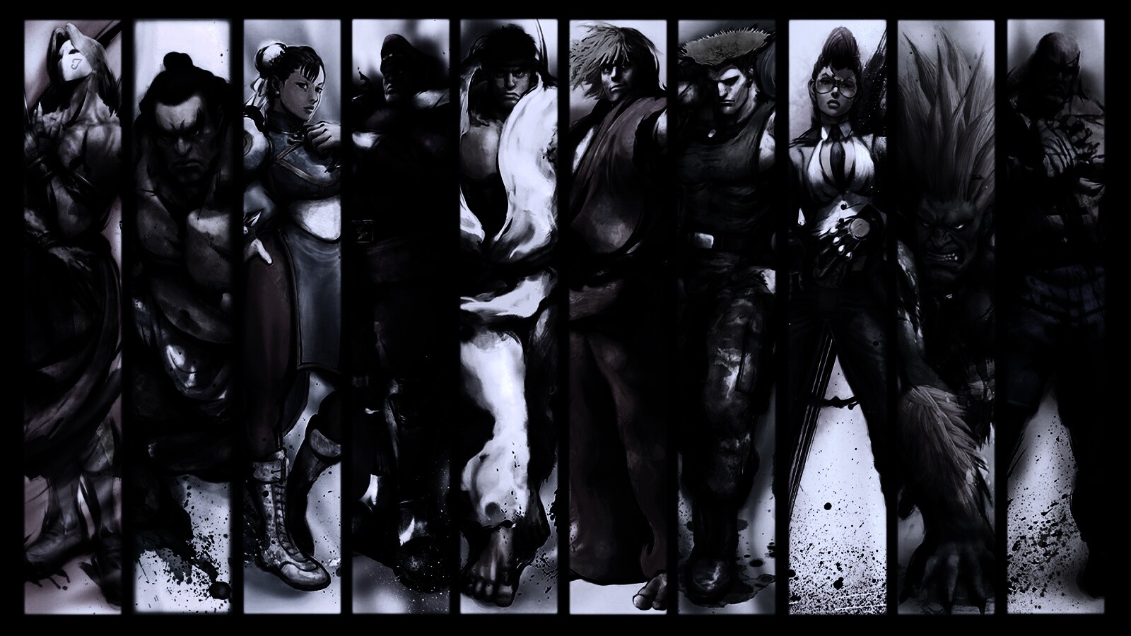 Герои игры Street FIghter обои