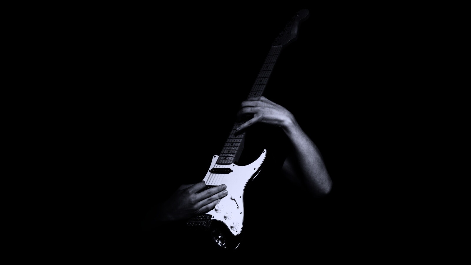 Игра на электрогитаре обои