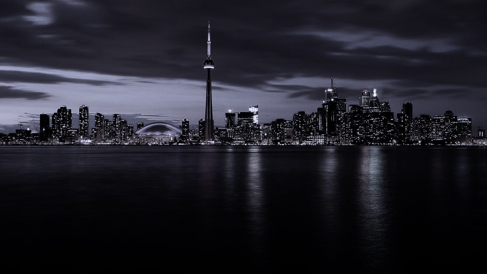 Ночной Торонто обои