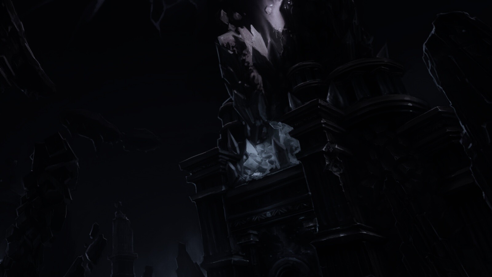 Вход в вулканический храм обои