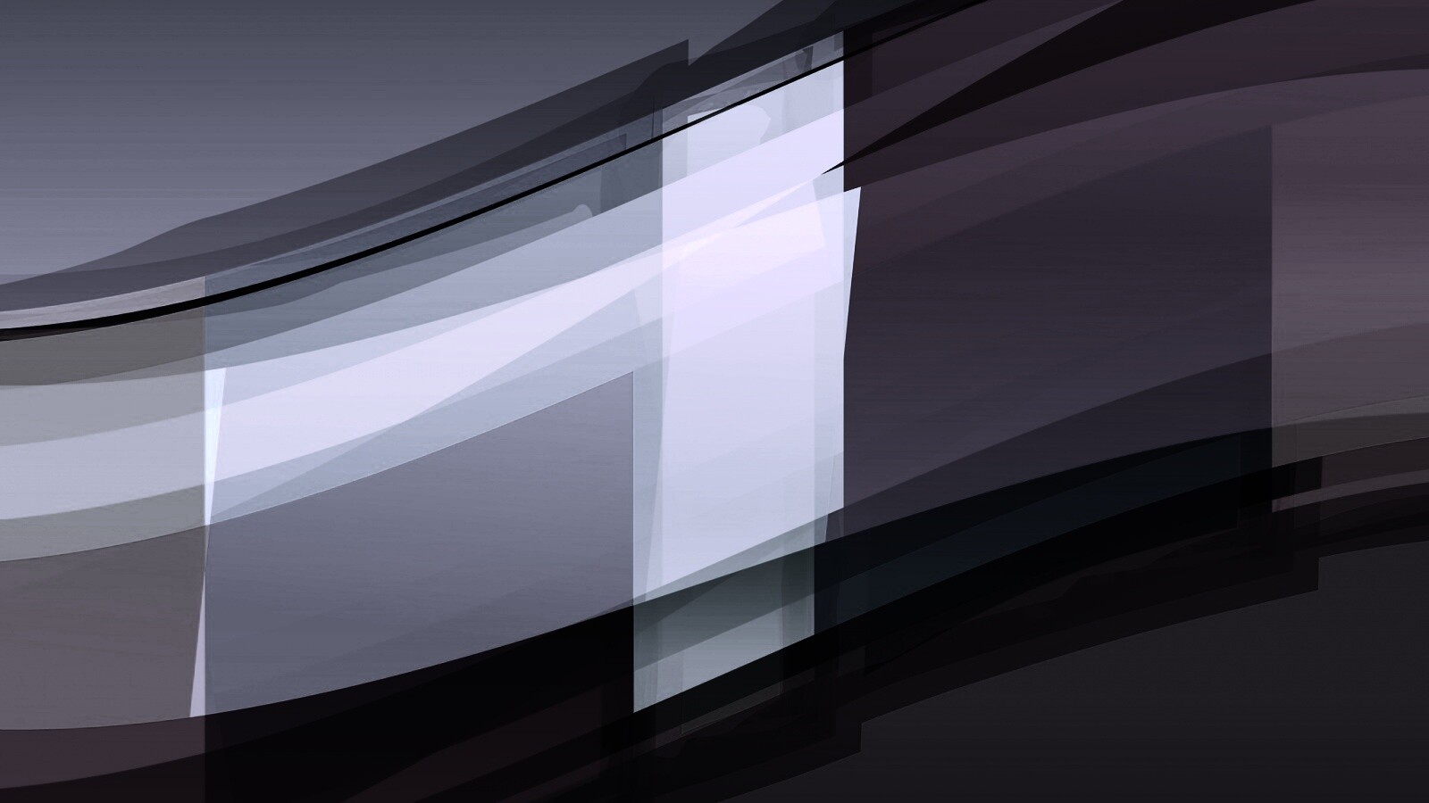 Волна из прозрасных цветных пластин обои