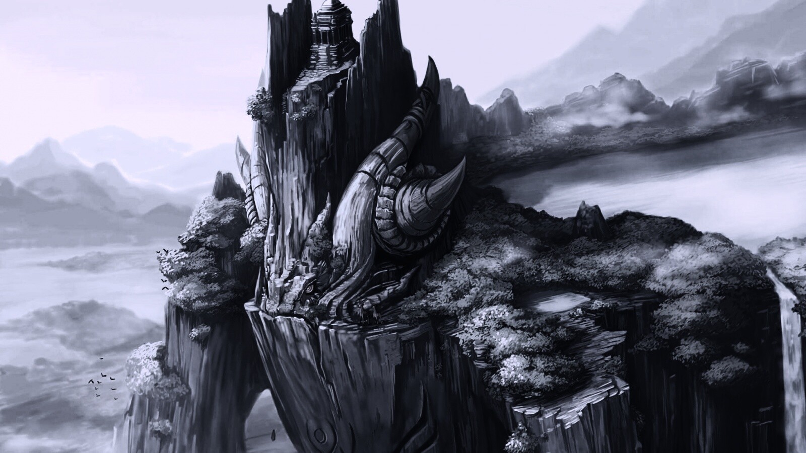 Храм на живой скале обои