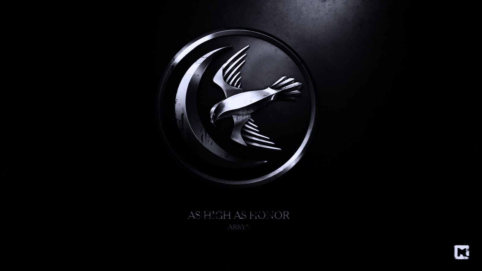 Металлический герб дома Аррен обои