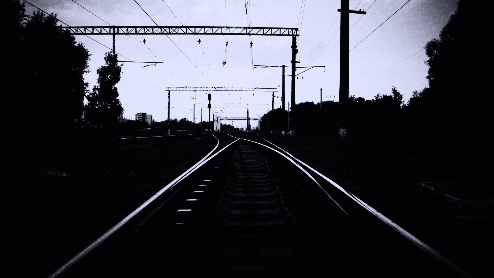 Железнодорожные пути обои