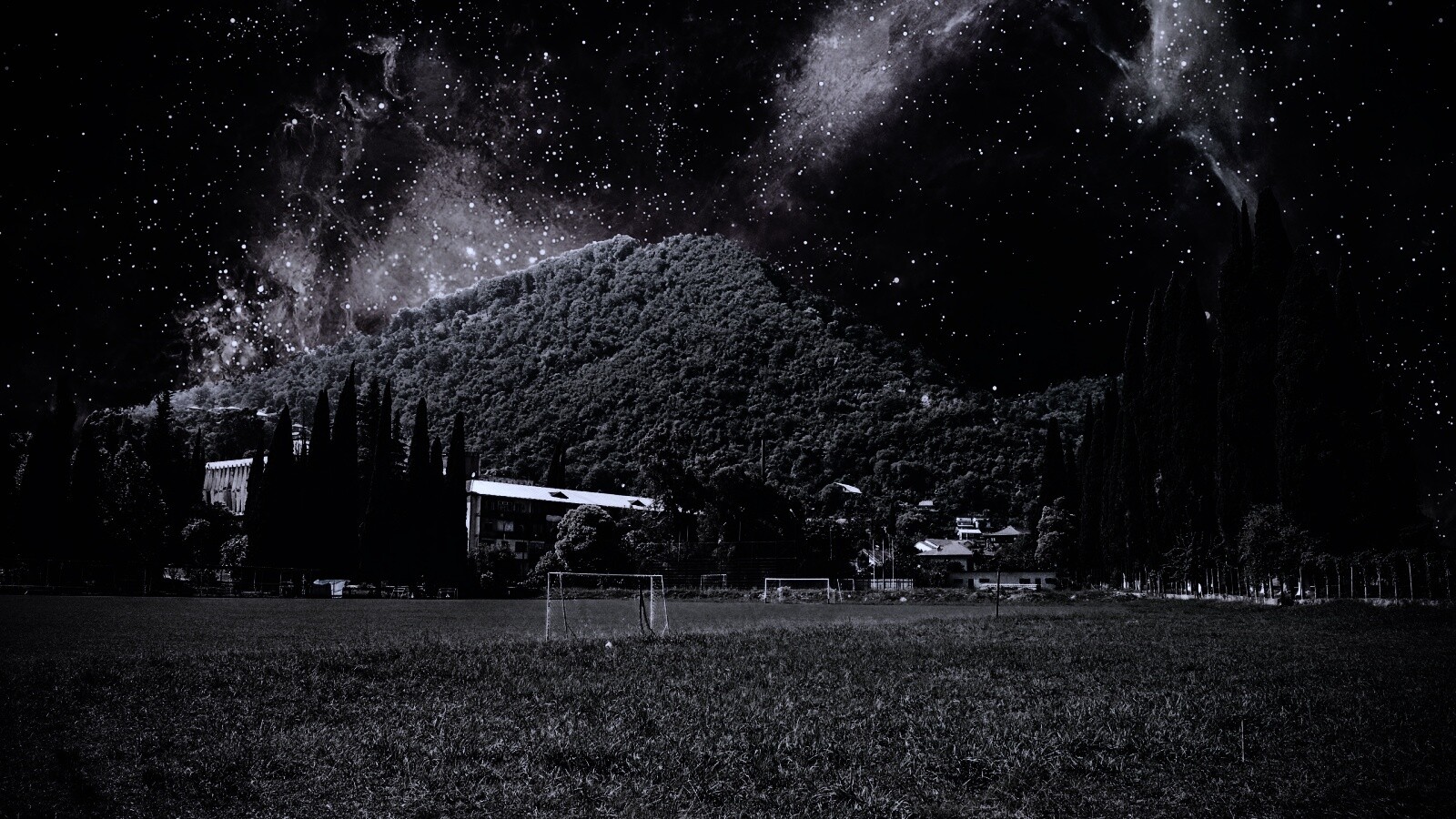 Под удивительным небом обои