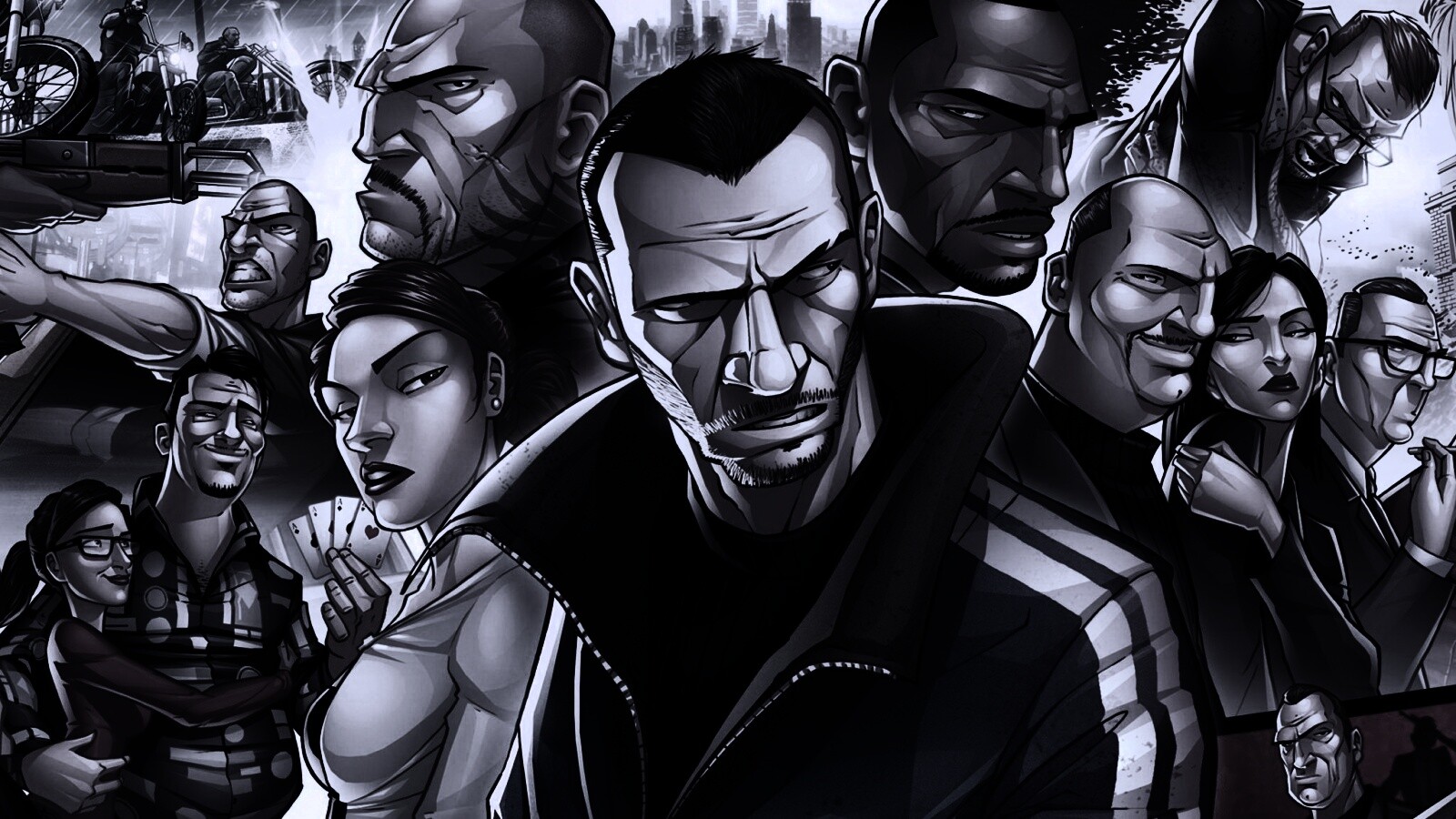 Персонажи GTA4 обои