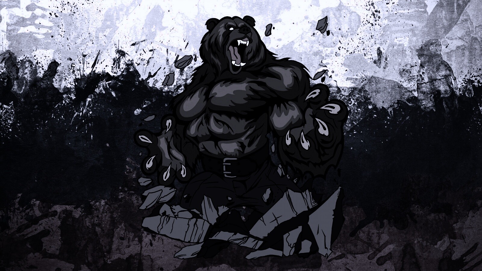 Русский патриотический медведь обои