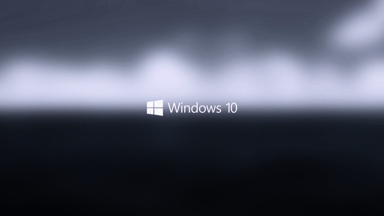 Windows 10 на синем фоне обои