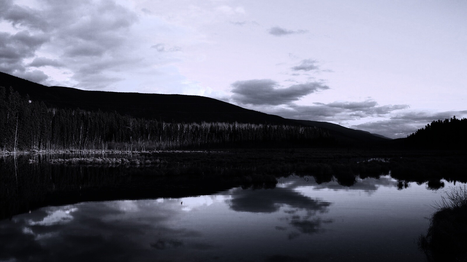 Осеннее озеро обои