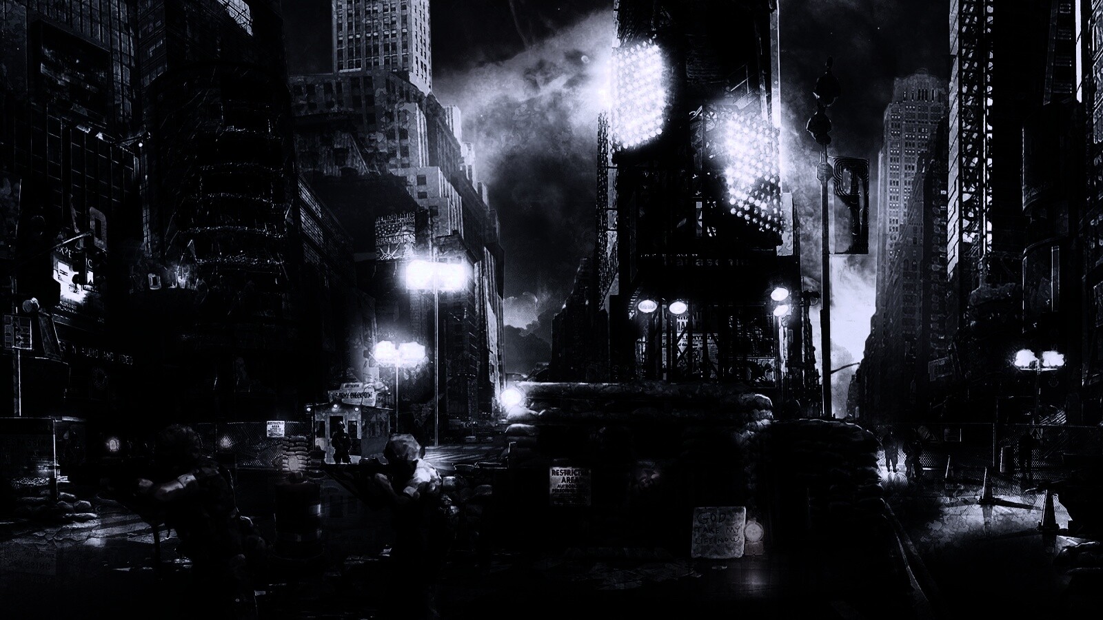 Укрепления на Таймс-сквер обои