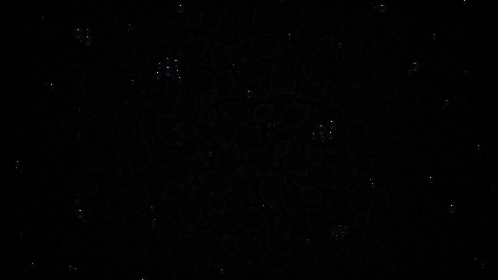 Векторные листья с ягодами обои