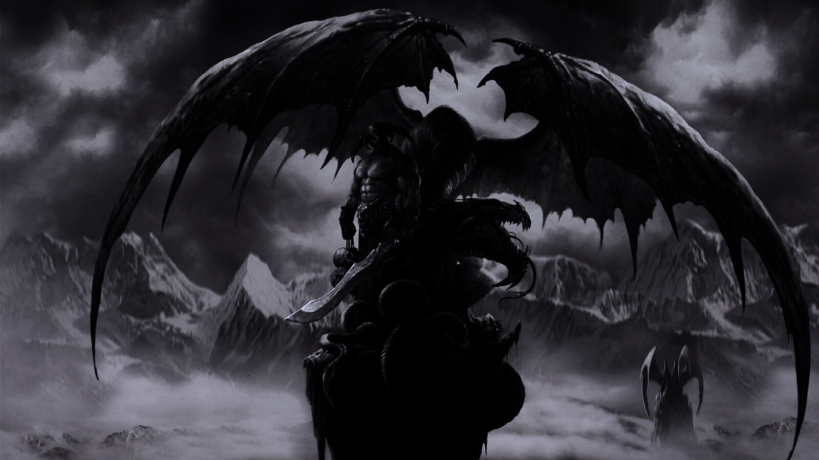 Варвар и дракон обои
