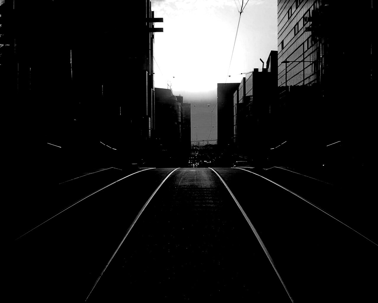 Трамвайные пути обои