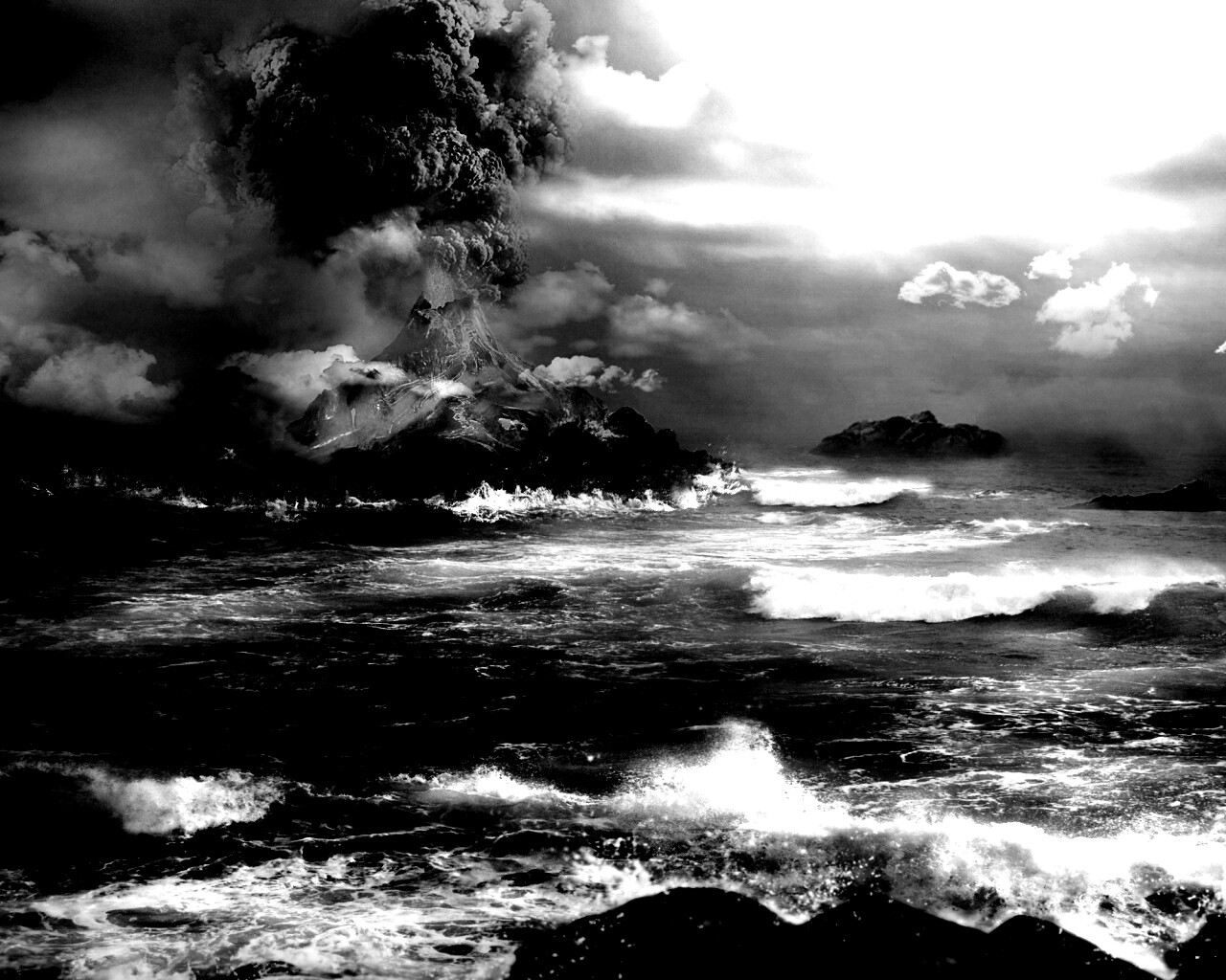 Вулкан обои