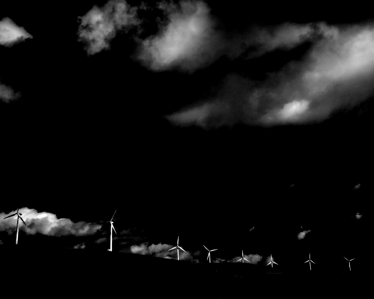 Ветрянные электростанции обои