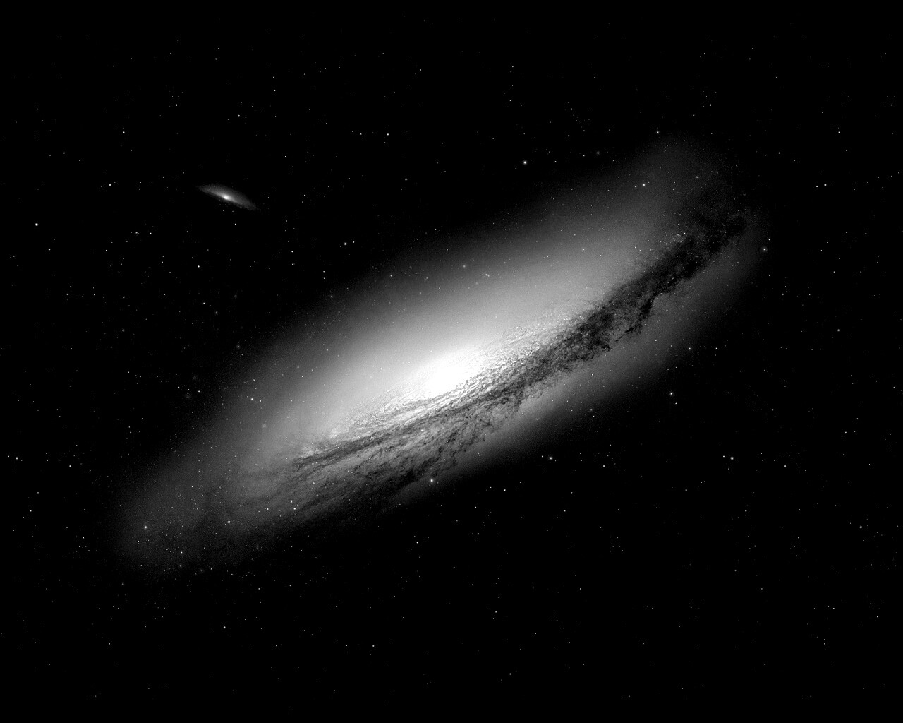 Вид на галактику обои