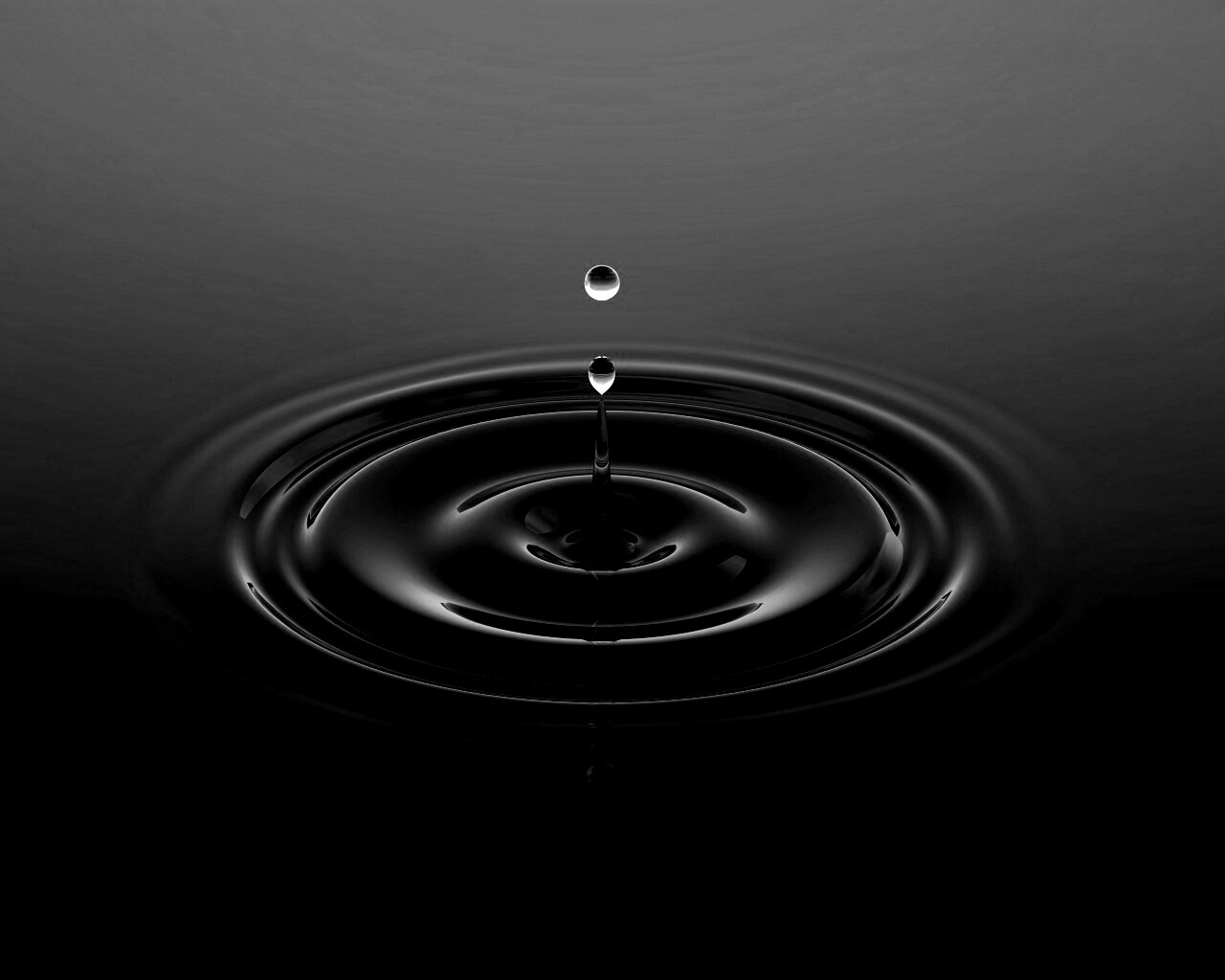 Упавшая капля обои