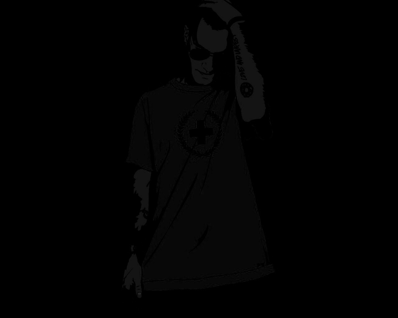 Парень в голубой футболке обои