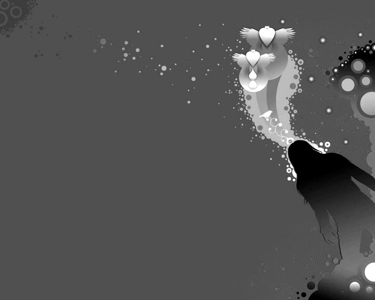 Мысли влюбленной девушки обои