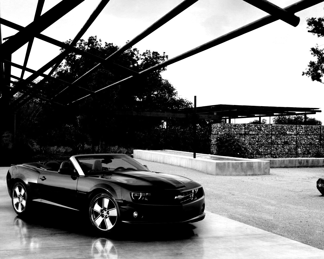 Камаро кабриолет обои