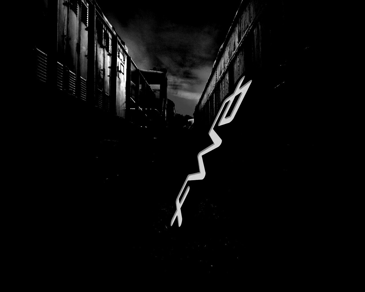 Упавшая вывеска обои