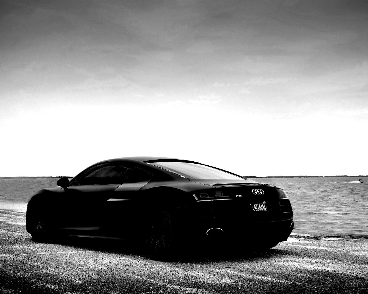 Черный ауди ТТ обои
