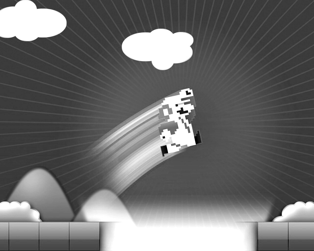 Прыжок Марио обои