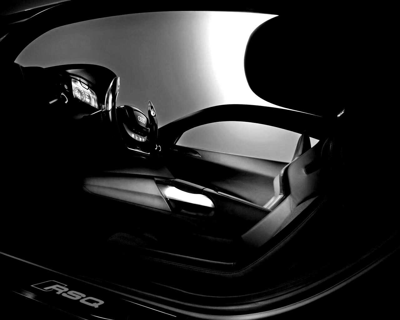 В салоне концепта Audi RSQ обои