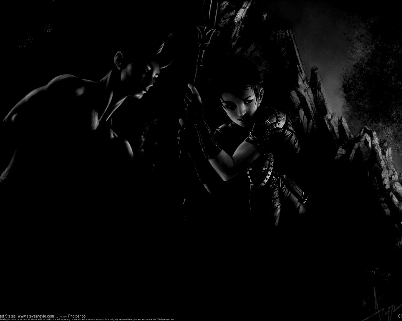 Девушка и сильван обои