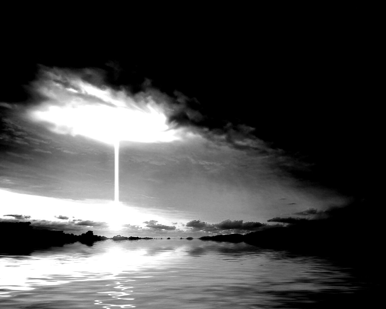 Луч с неба обои