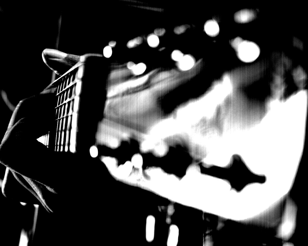 Игра на гитаре обои