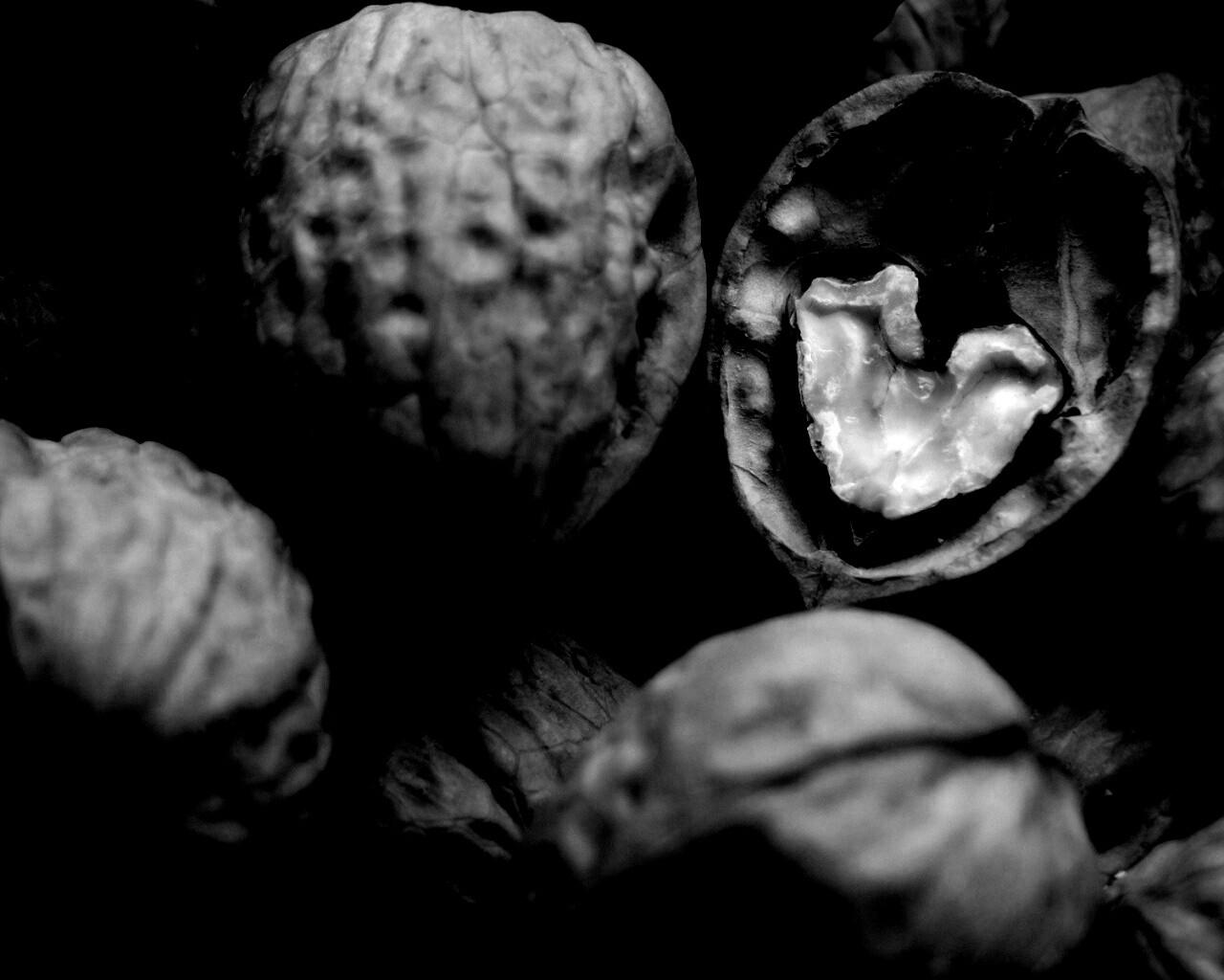 Расколотый орех обои