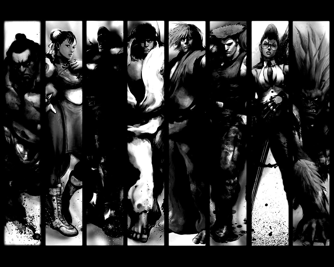 Герои игры Street FIghter обои