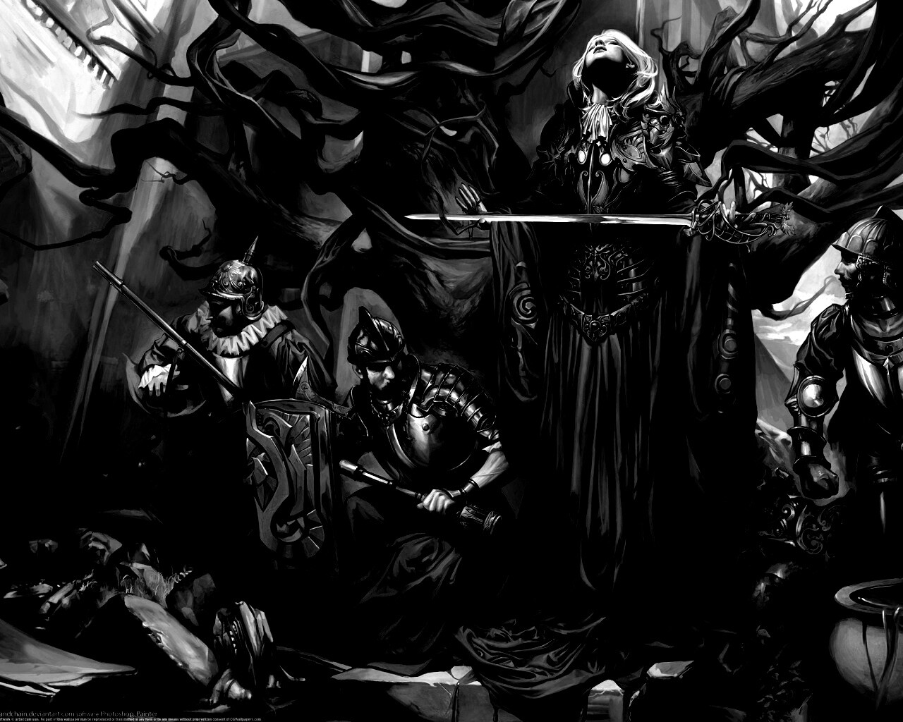 Королева с мечем обои