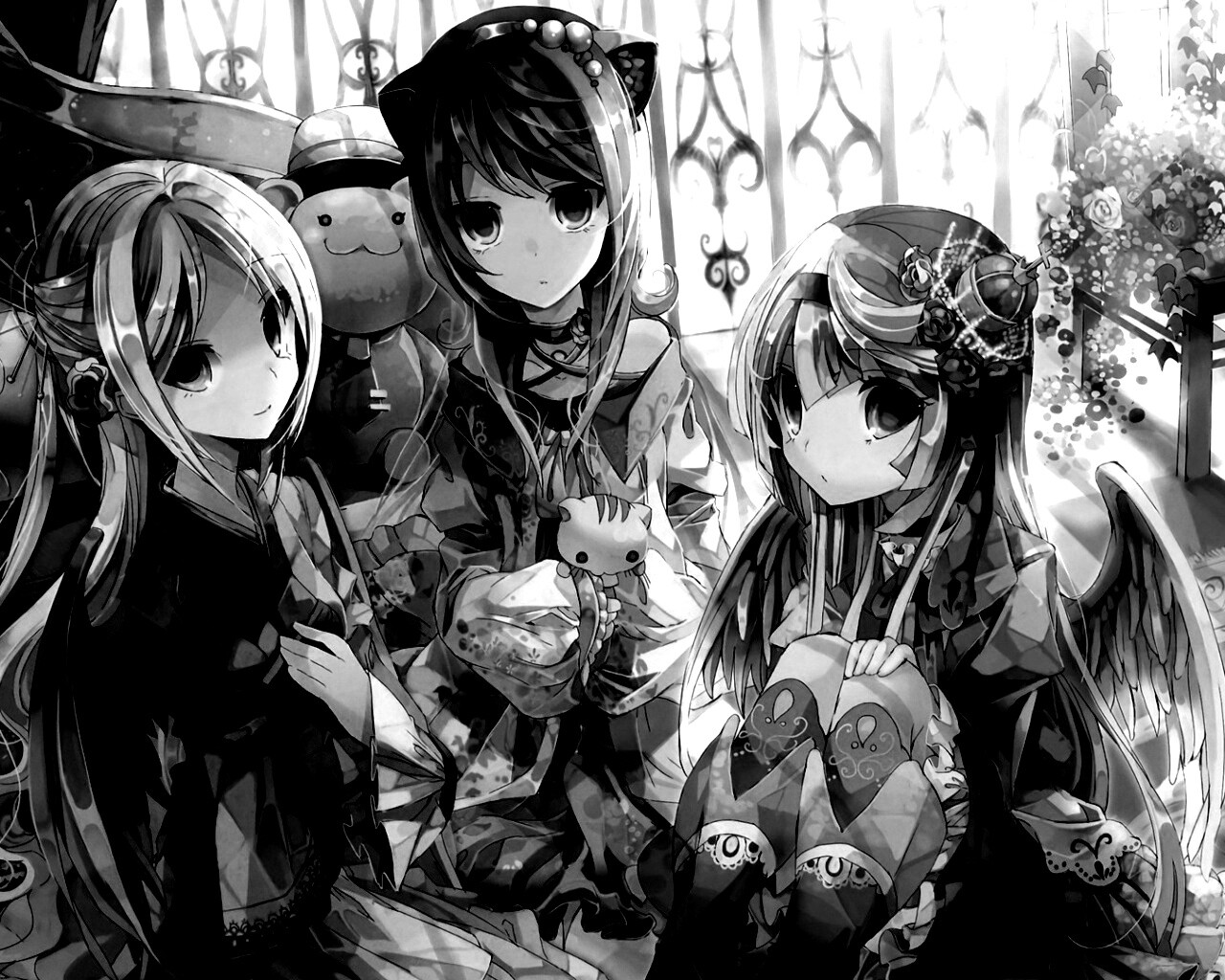 Три лоли обои