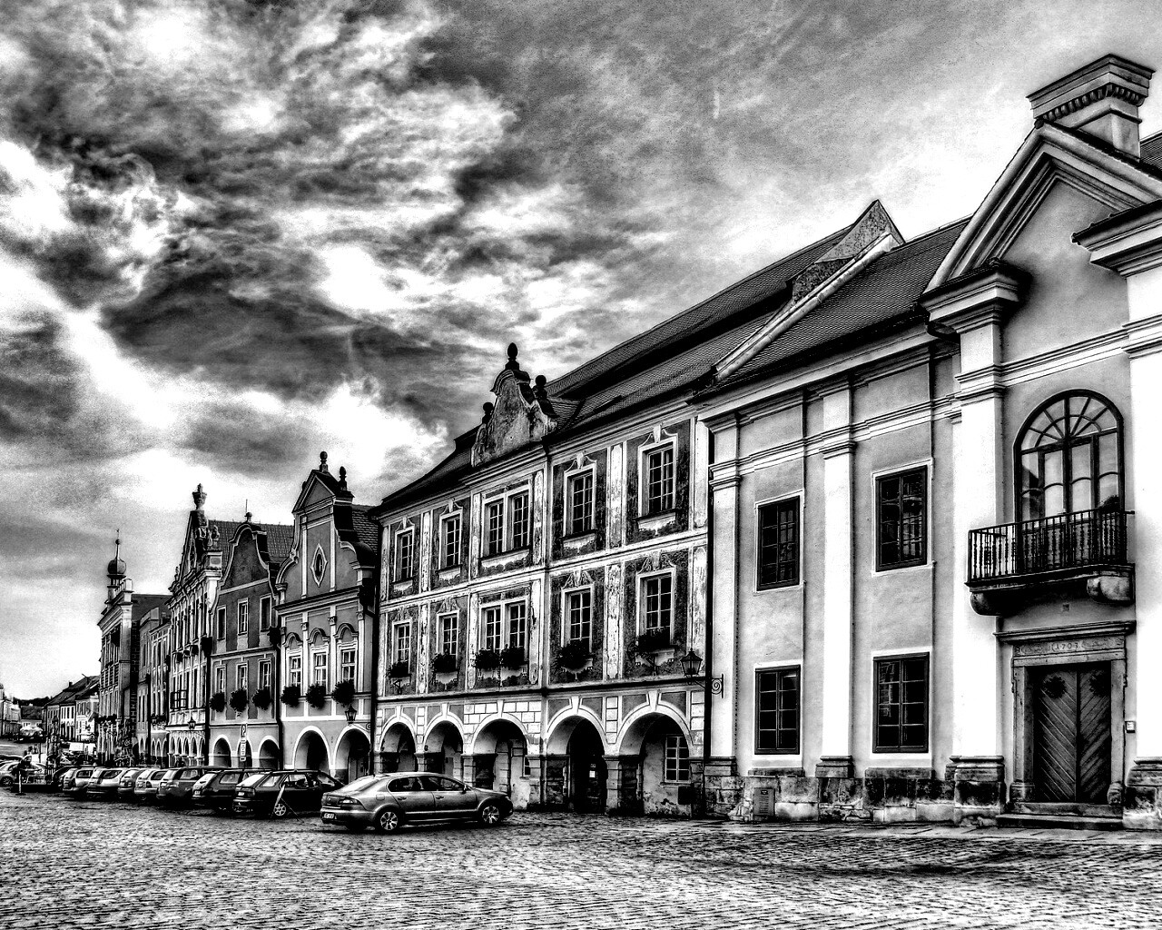 Домики в Чехии обои