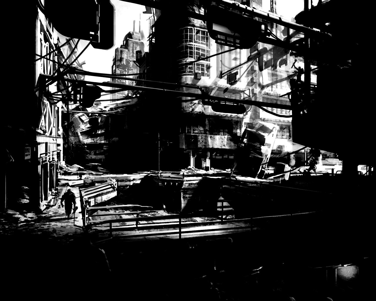 Локация из Fallout 3 обои