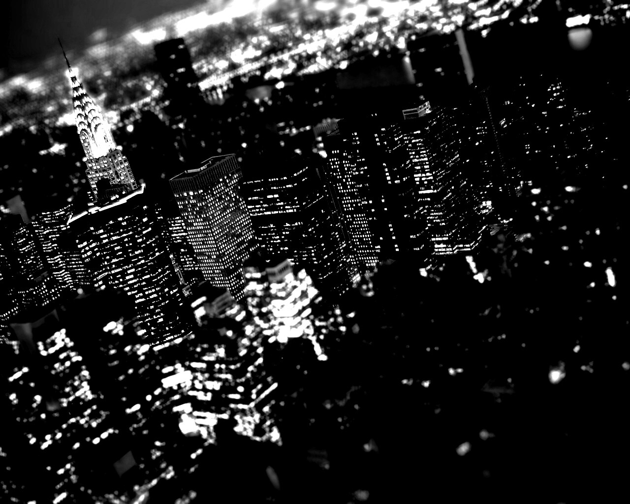 Ночной Нью-Йорк обои