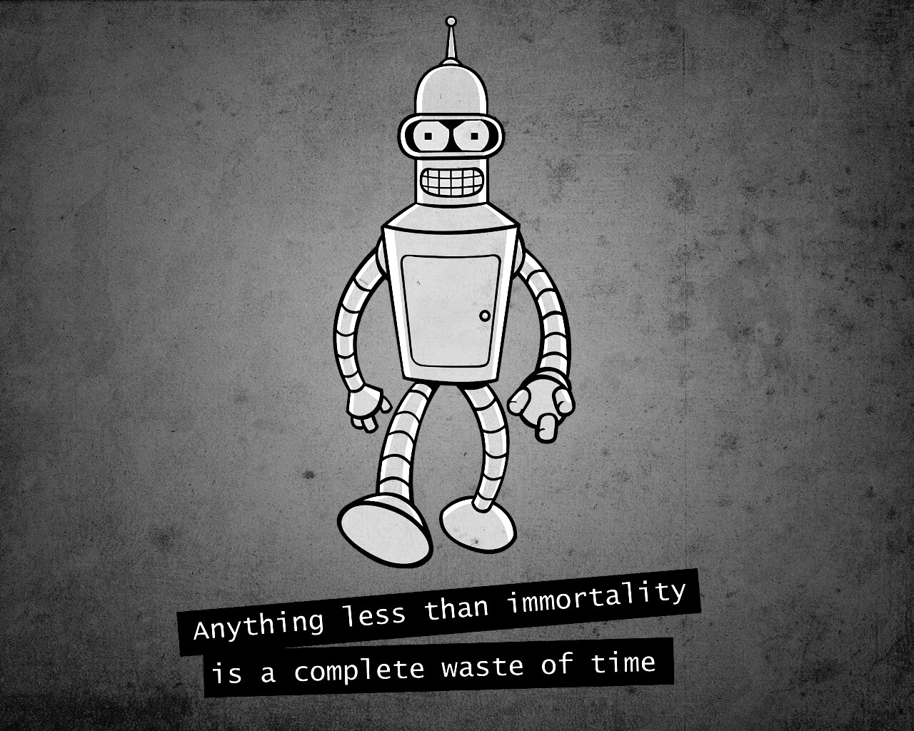 Бендер о смысле жизни обои