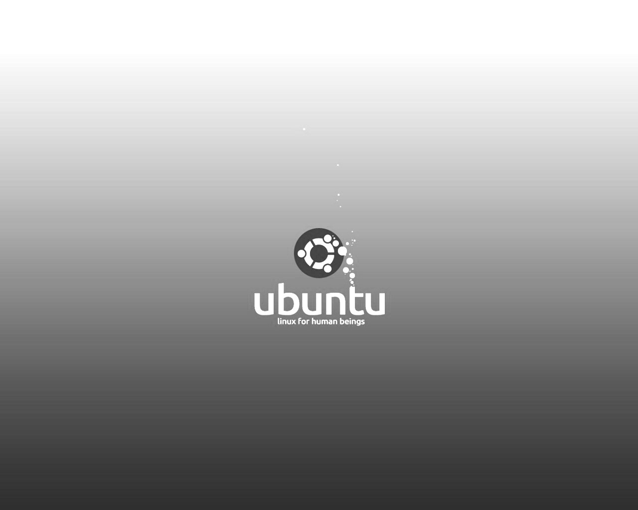 Логотип Ubuntu обои