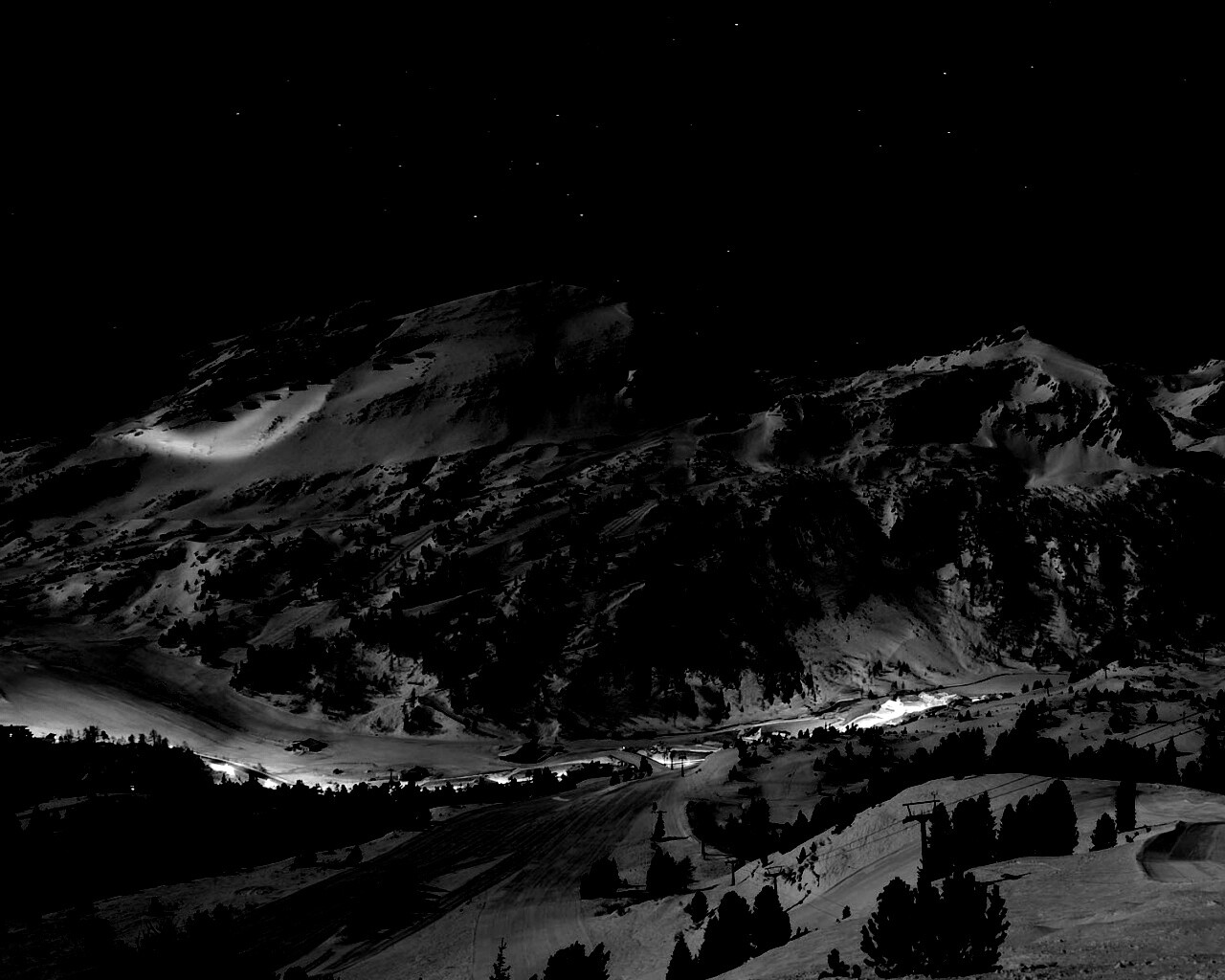 Горнолыжный курорт обои