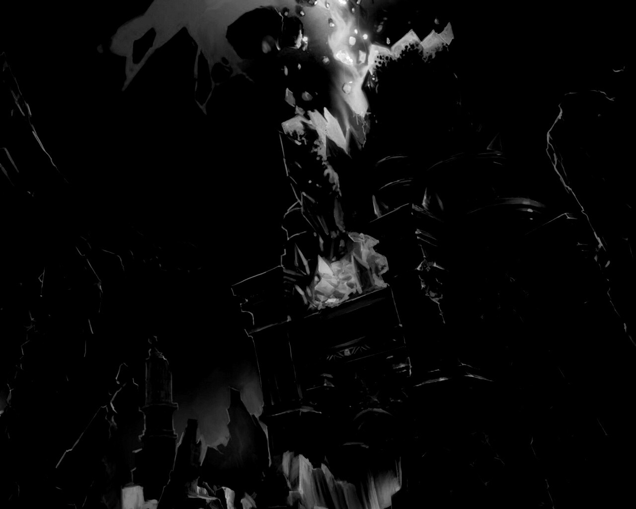 Вход в вулканический храм обои