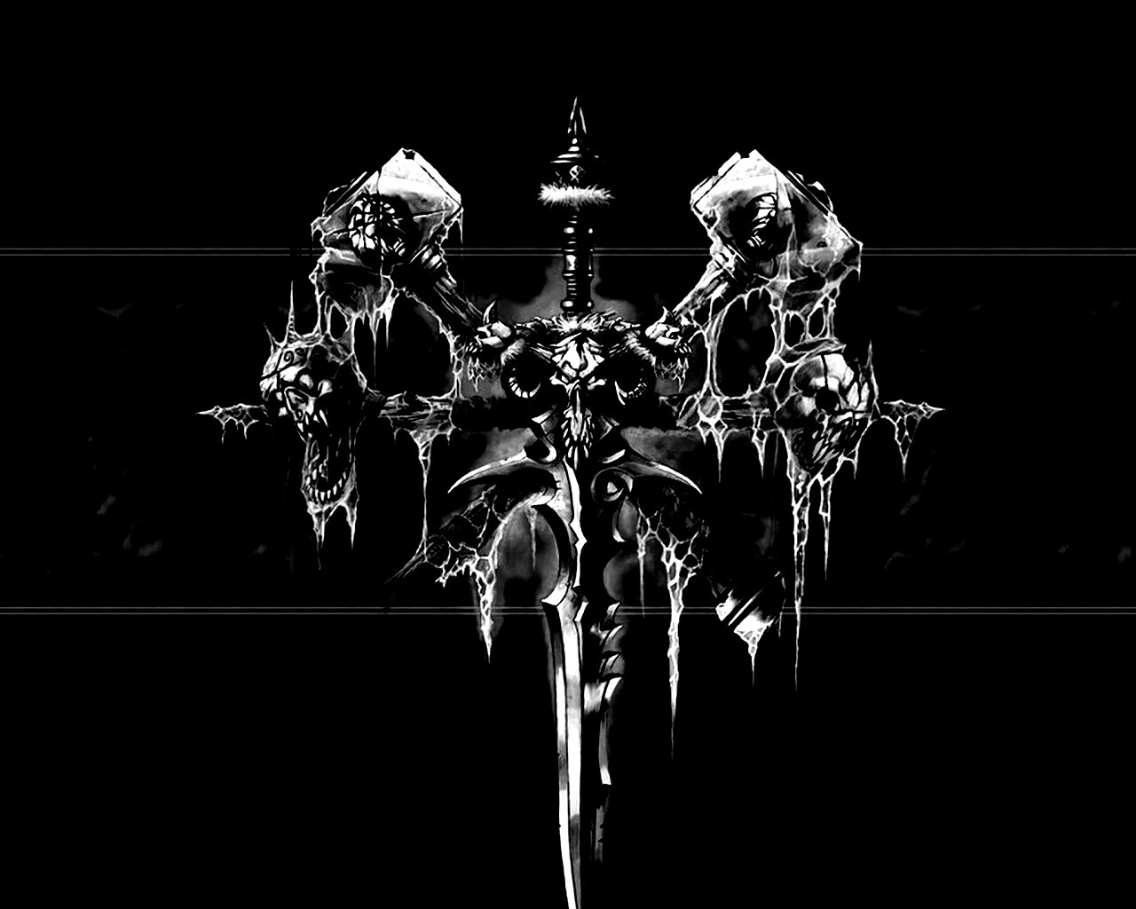 Логотип WarCraft Frothen Throne обои