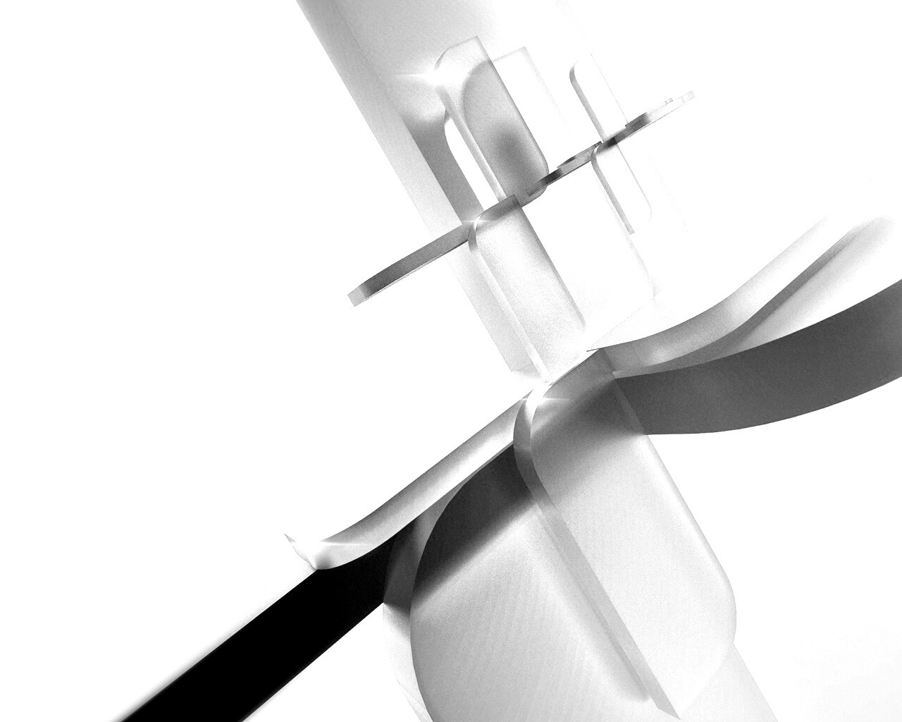 Абстракция из полупрозрачных фигур обои