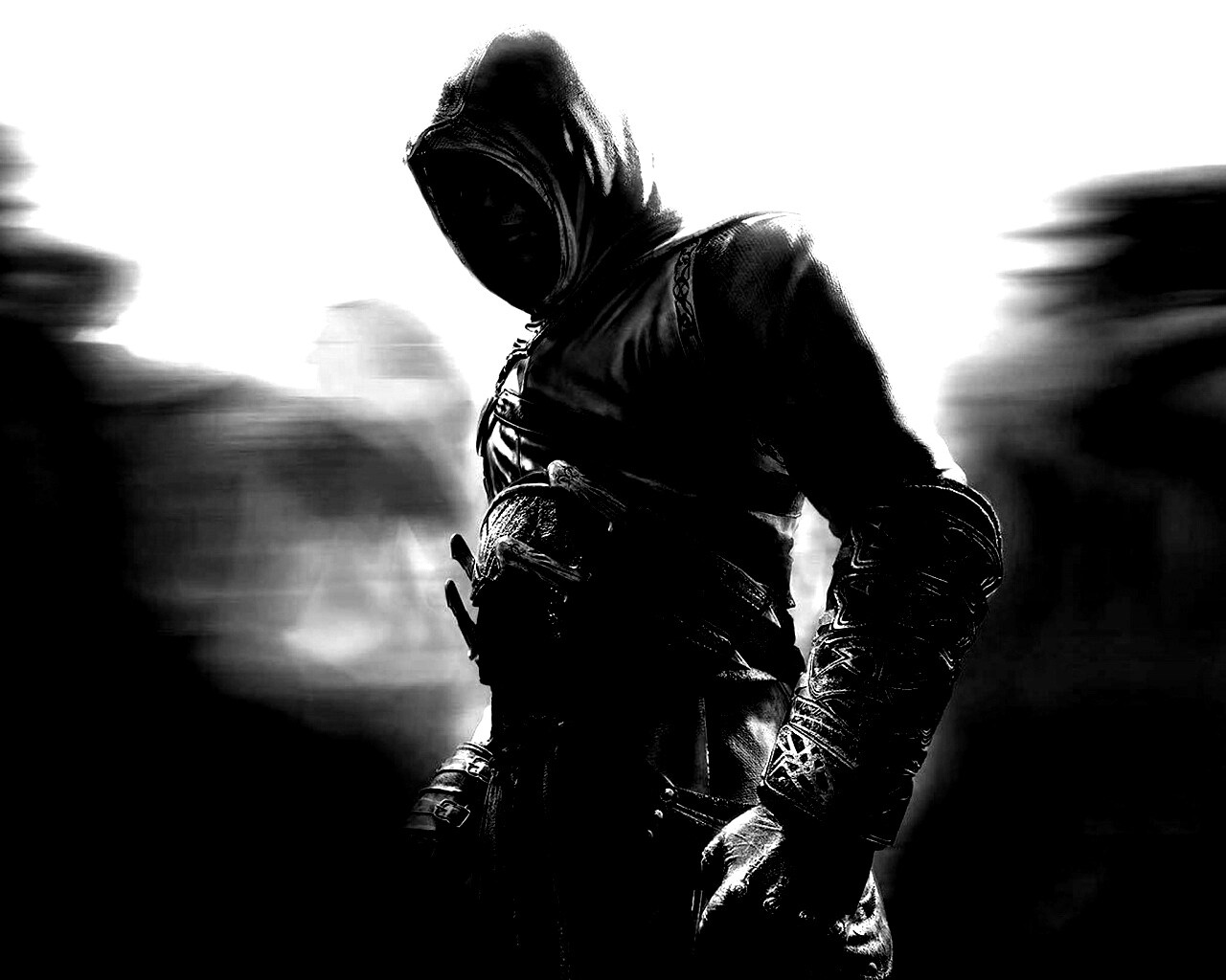 Ассасин в толпе обои