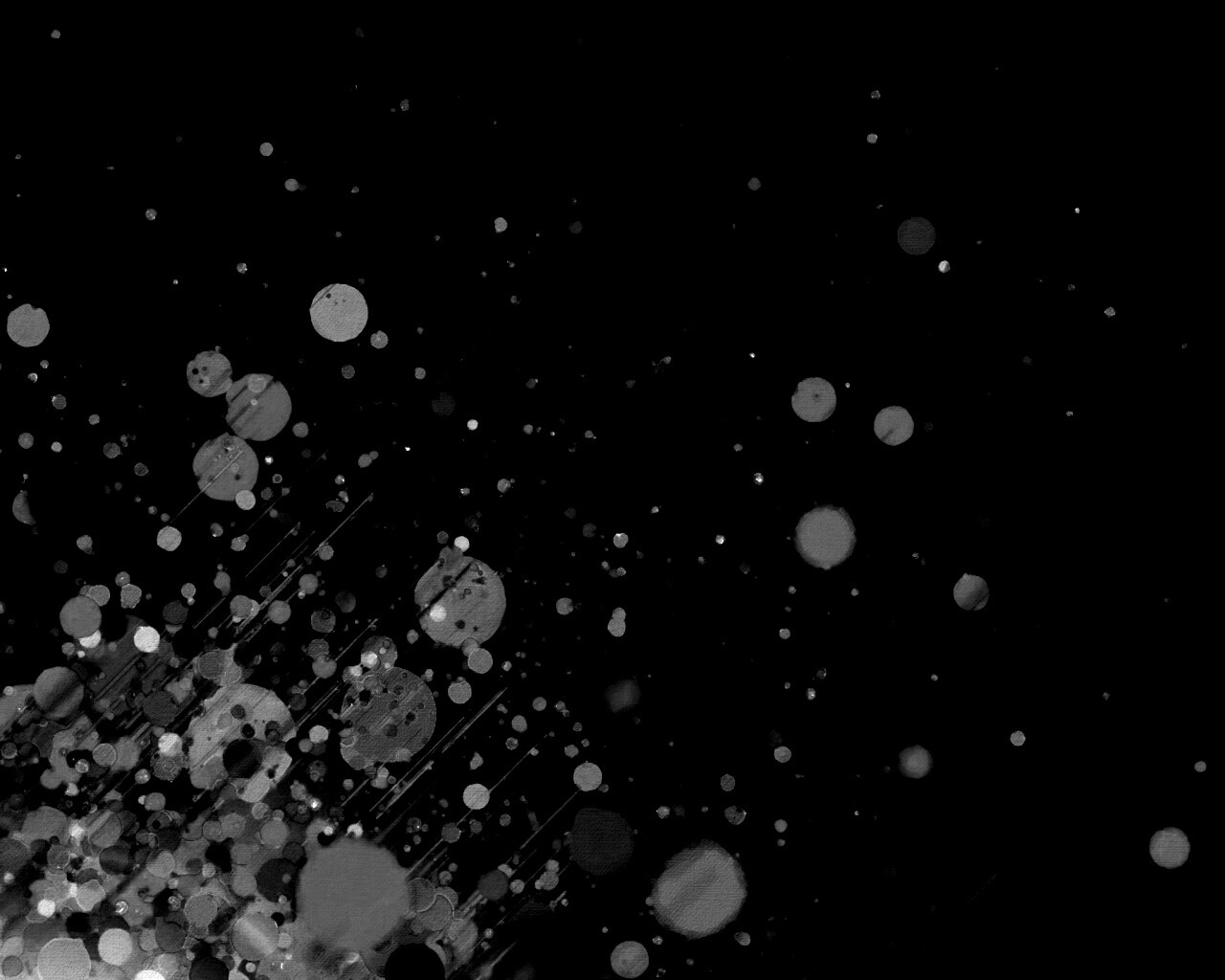 Полёт разноцветных кругов обои