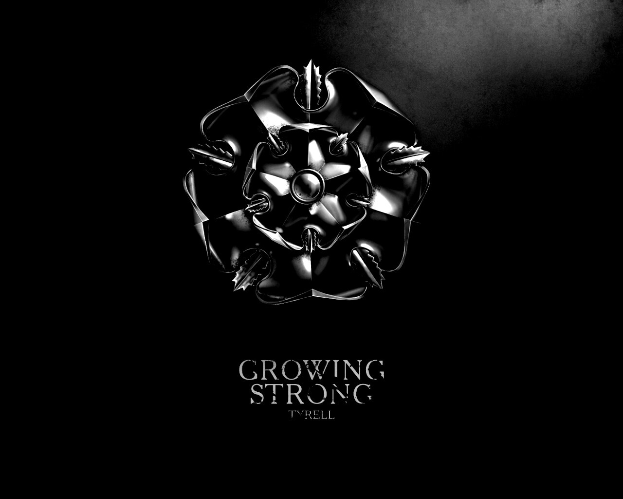 Металлический герб Тиреллов обои