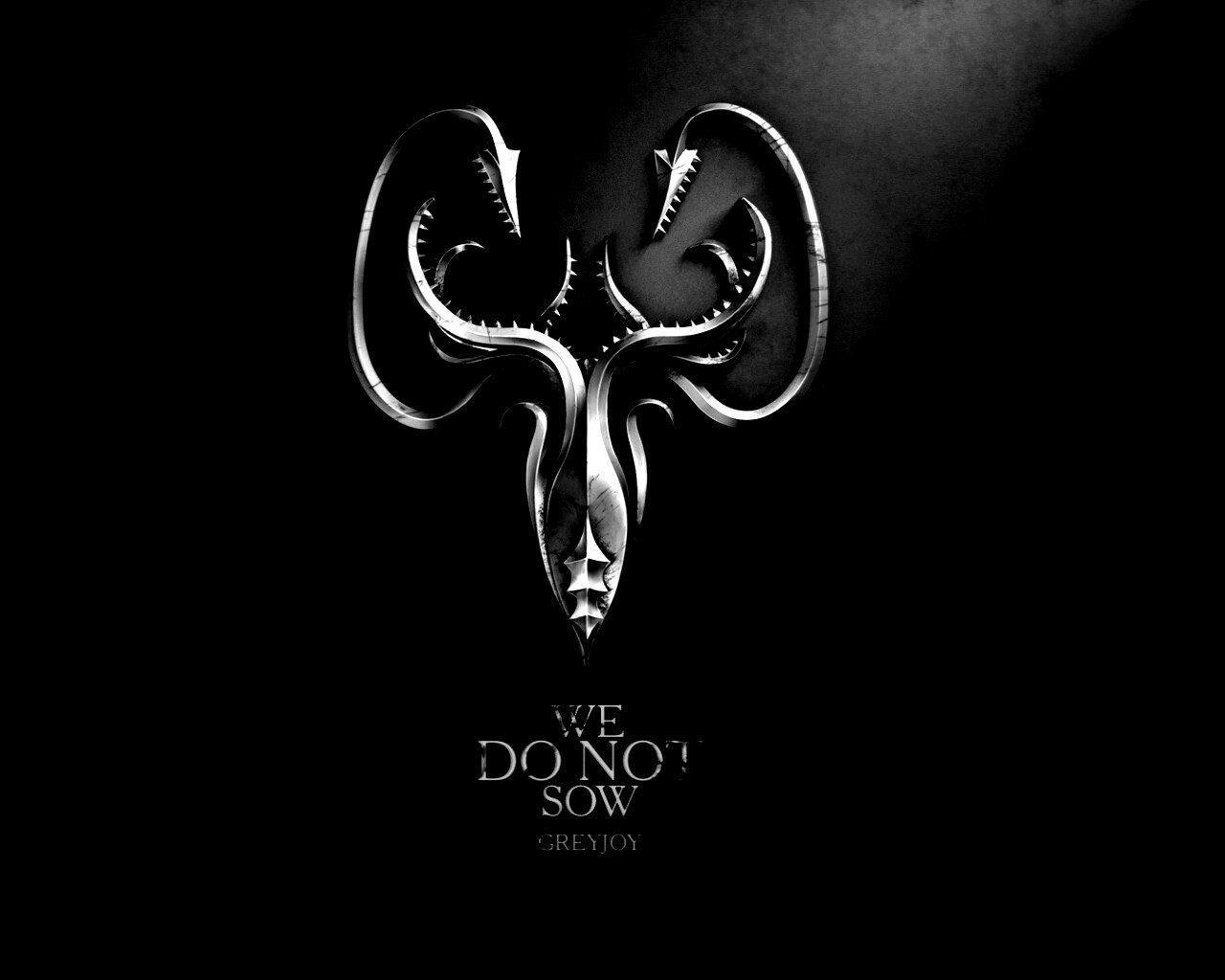 Металлический герб дома Грейджой обои